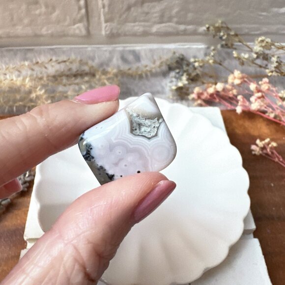 Set of 10 Small Ocean Jasper Tumbles - Picture 9 of 10